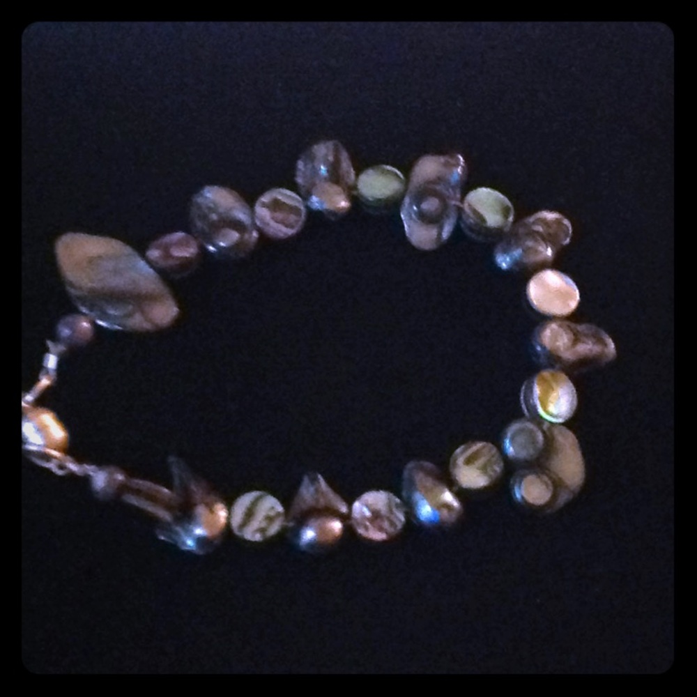 Albalone shell bracelet